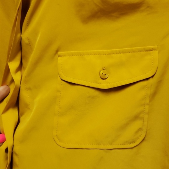 LOFT Mustard Blouse - Picture 2 of 5